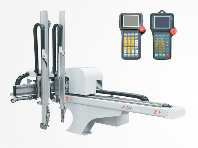 Horizontal single-axis servo double-arm single-stage manipulator