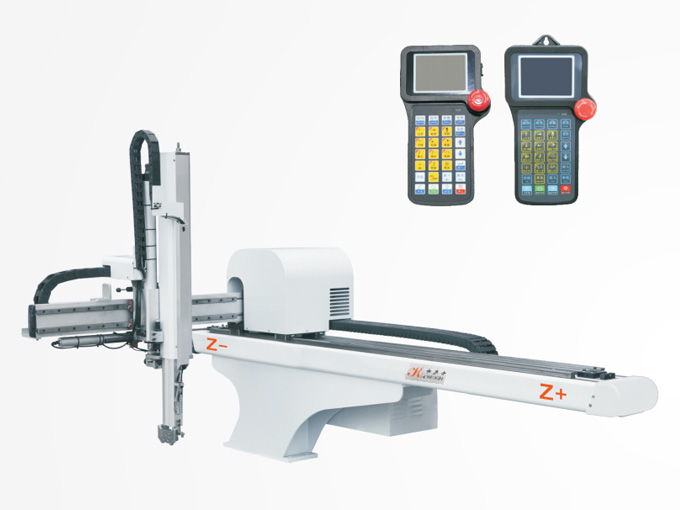 橫走式單軸伺服單臂雙截機(jī)械手