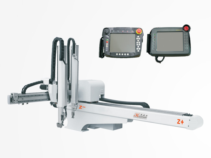 橫走式五軸伺服雙臂雙截機(jī)械手